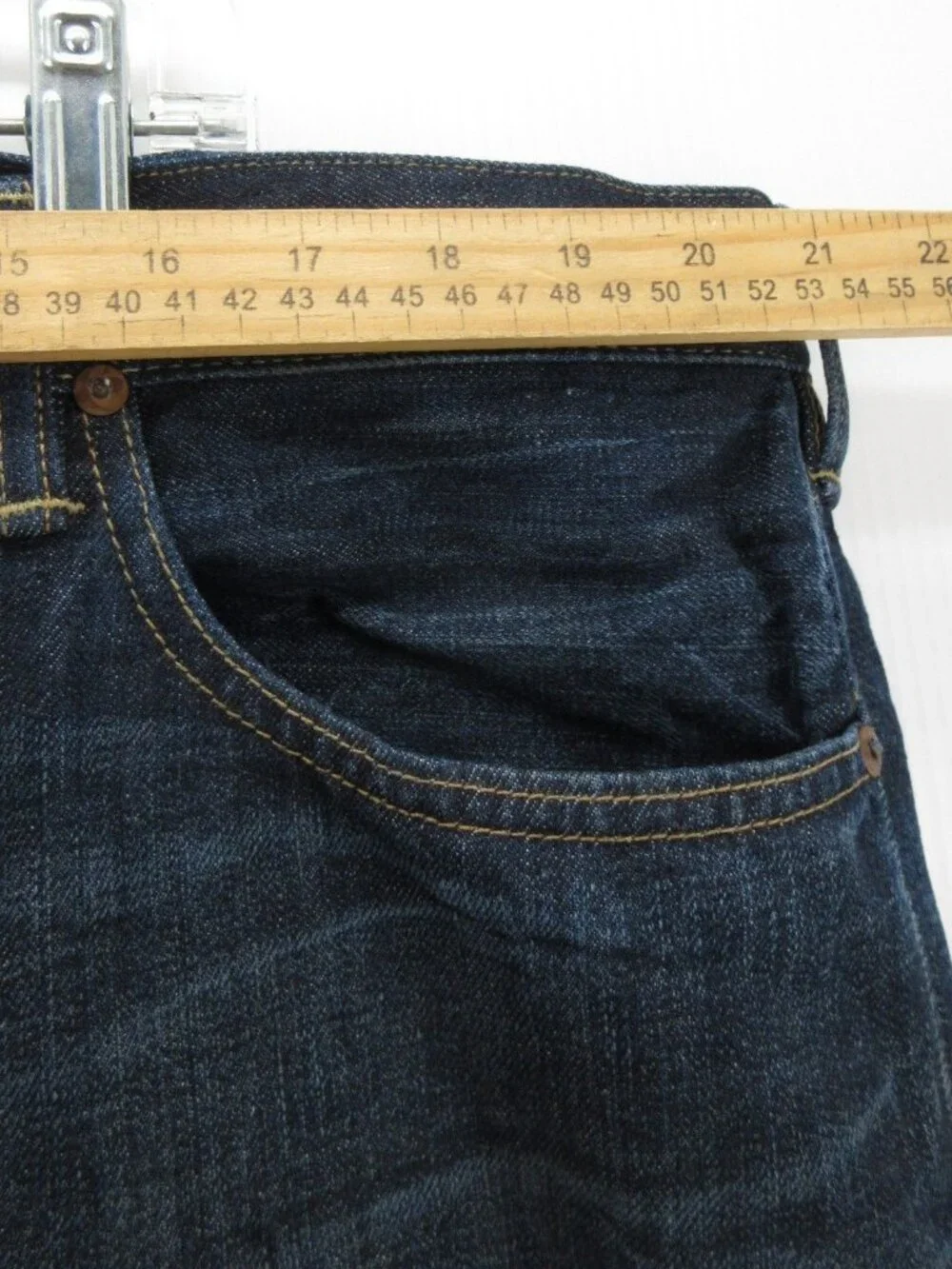 Polo Ralph Lauren Jeans 42X32 Varick Slim 625 Selvedge Straight Denim